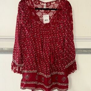 Free People Floral Dress Women’s Size S